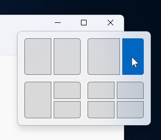 Windows 11 Snap Layouts